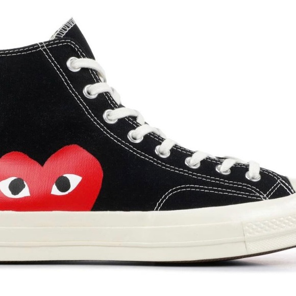 Comme Des Garcons X Chuck Taylor High Play - Picture 1 of 3